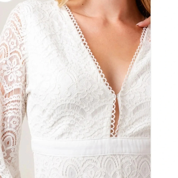 Nwot Fore white Lace Serenity Dress - Picture 5 of 8